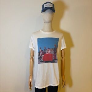 H&M Monsta X K-Pop Graphic Tee - Men's Size L Long Fit